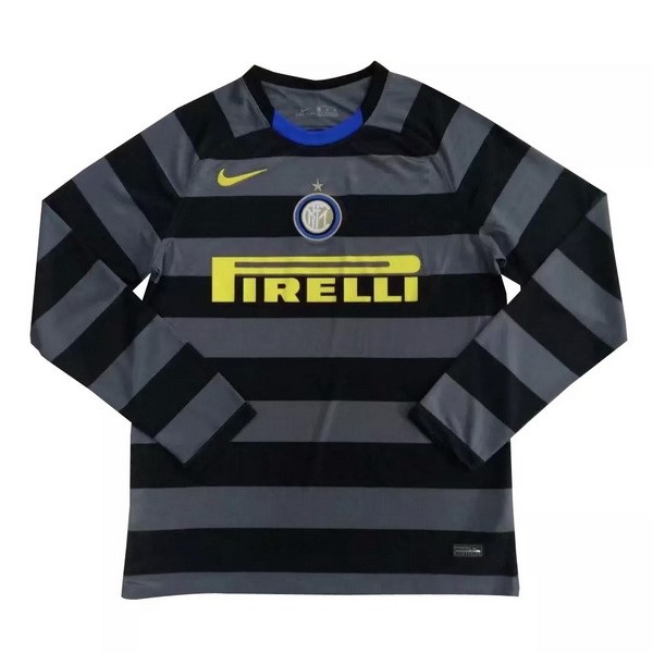 Tailandia Camiseta Inter Milan 3ª Kit ML 2020 2021 Gris